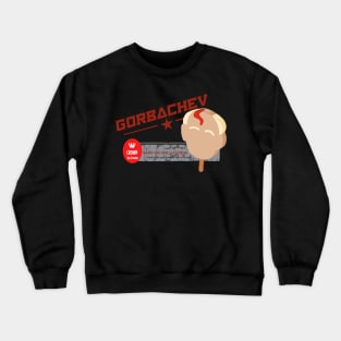 Crown Ice Cream Ad: Mikhail Gorbachev Cherry and Vanilla Ice Cream Crewneck Sweatshirt